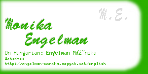 monika engelman business card